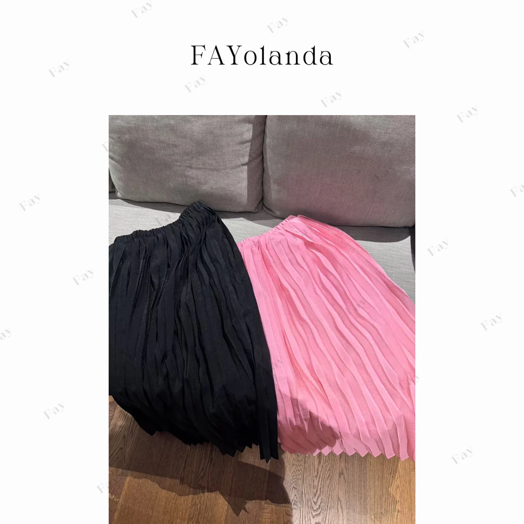 FAY  | 褶皱显瘦半身裙（1H03757）