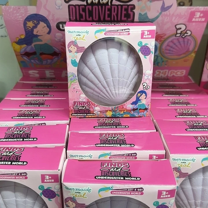 粉色贝壳玩具发一