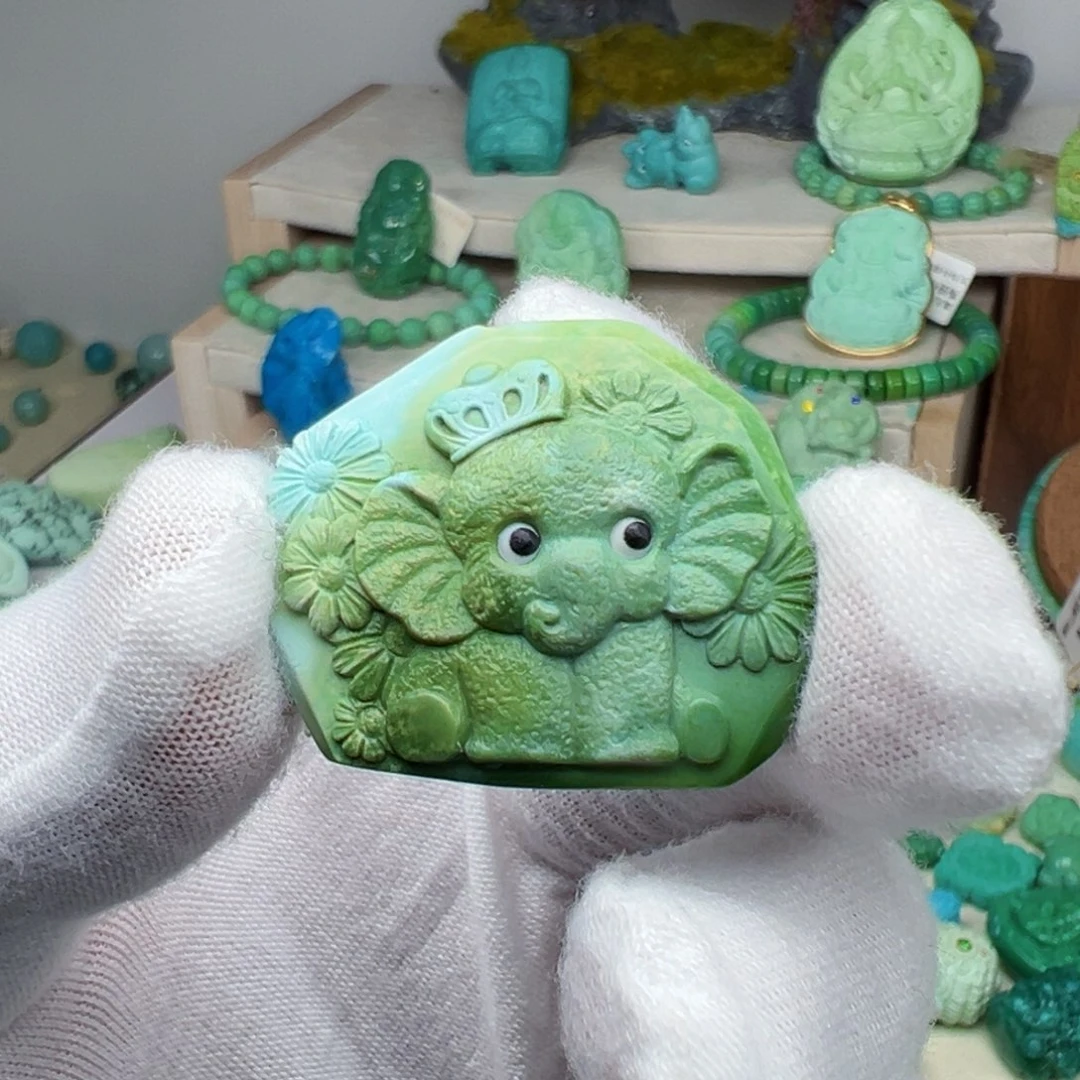 绿松石未镶嵌主播夏