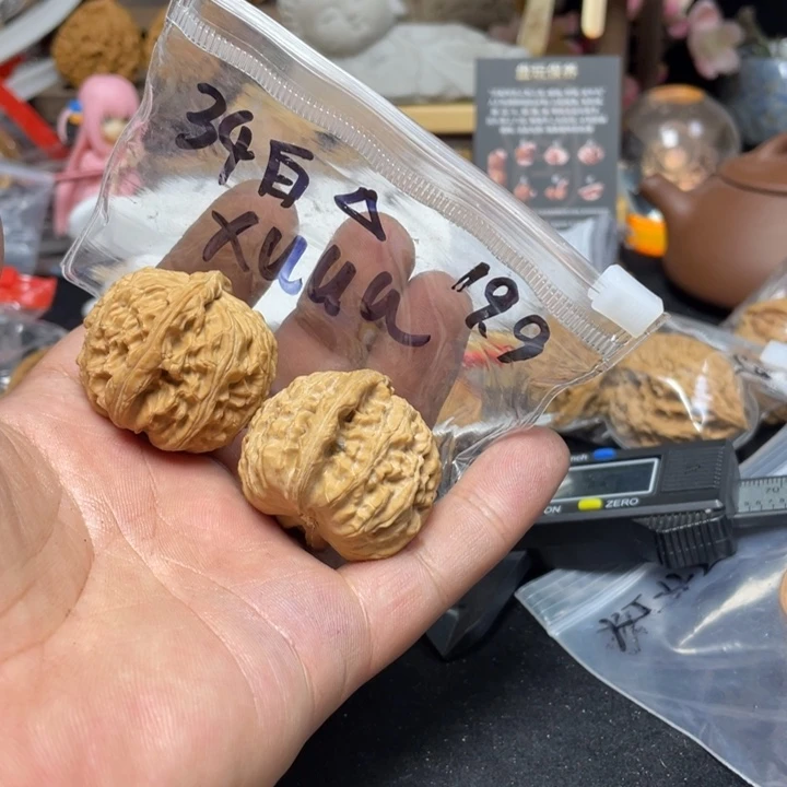 文玩核桃把件x**u白狮子