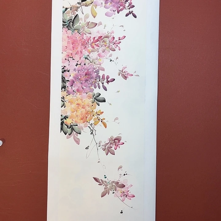 国画听兰老师花鸟