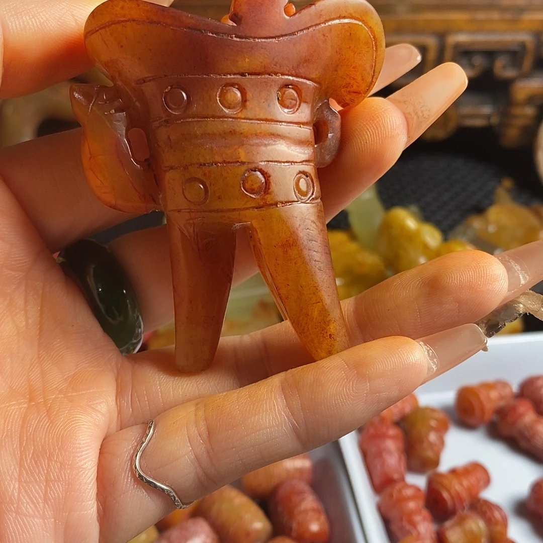 岫岩老玉（透闪石质玉）未镶嵌挂件