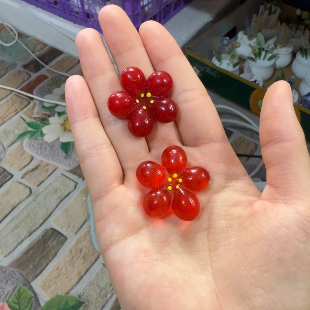 摇***～琉璃手工艺品小花花