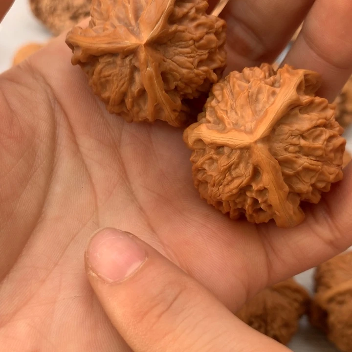 把件文玩核桃盘山三棱36