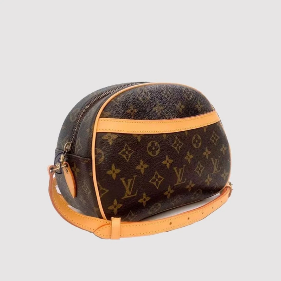 95新 LouisVuitton/路易威登 苹果包 换配皮圆形斜挎包