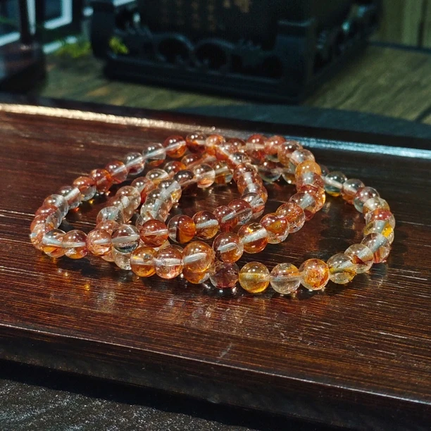 【书记甄选】天然高品胶花单圈手链 多样性发一件 约6mm BB257