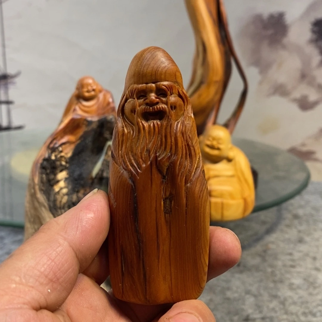 【闪购商品】柏木（崖柏）根雕木雕工艺品摆件家居手把件