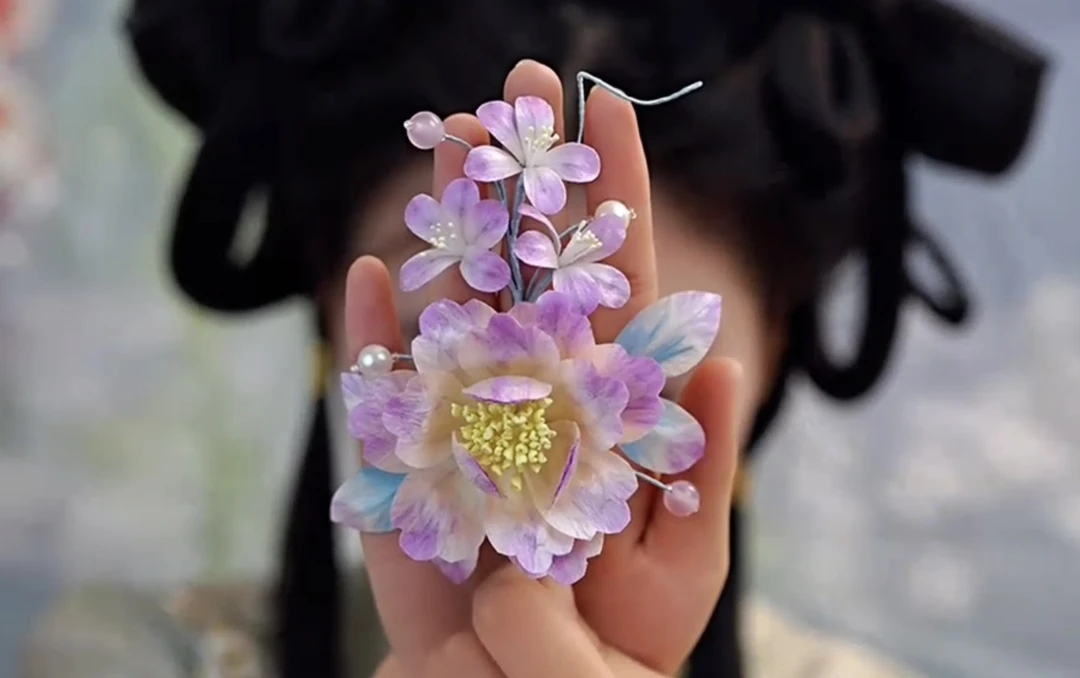 江南浔绒花 默认软簪 改主体找客服