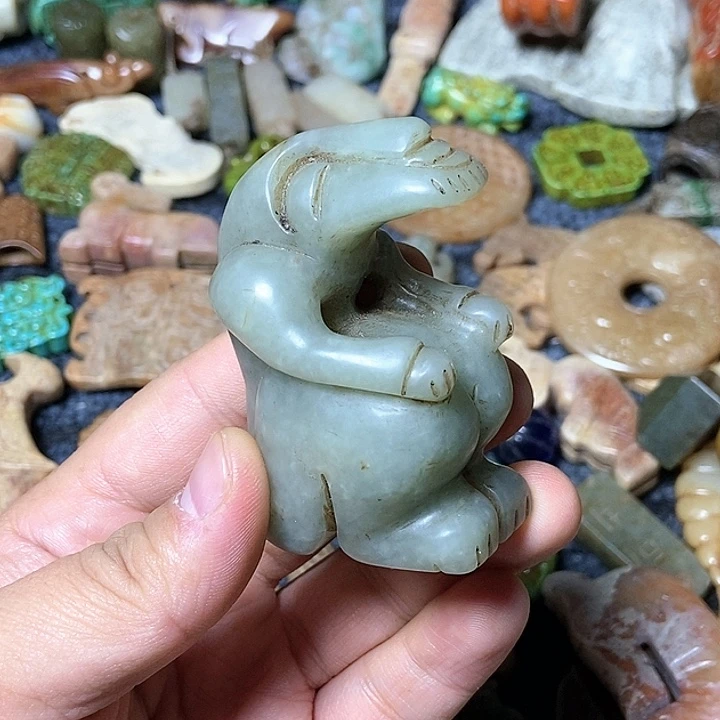 和田玉未镶嵌颈饰197