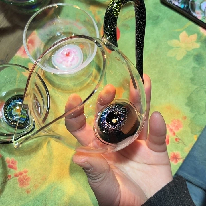 高硼硅玻璃无盖款黑金星翰