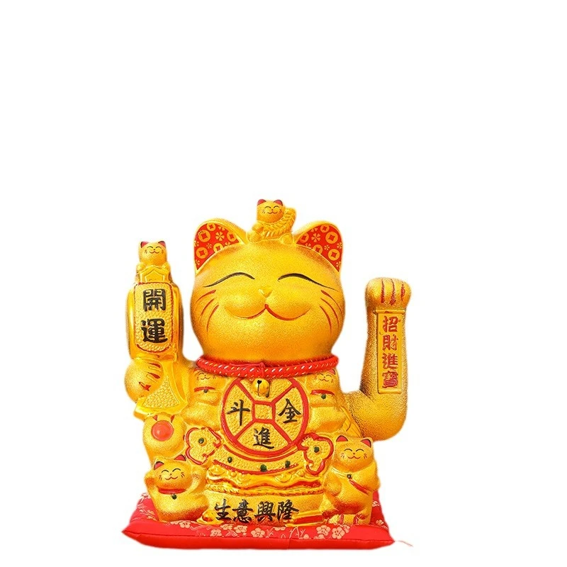 基础大号店铺发财猫招财猫收银台开业家居摇手送礼用品招财猫摆件