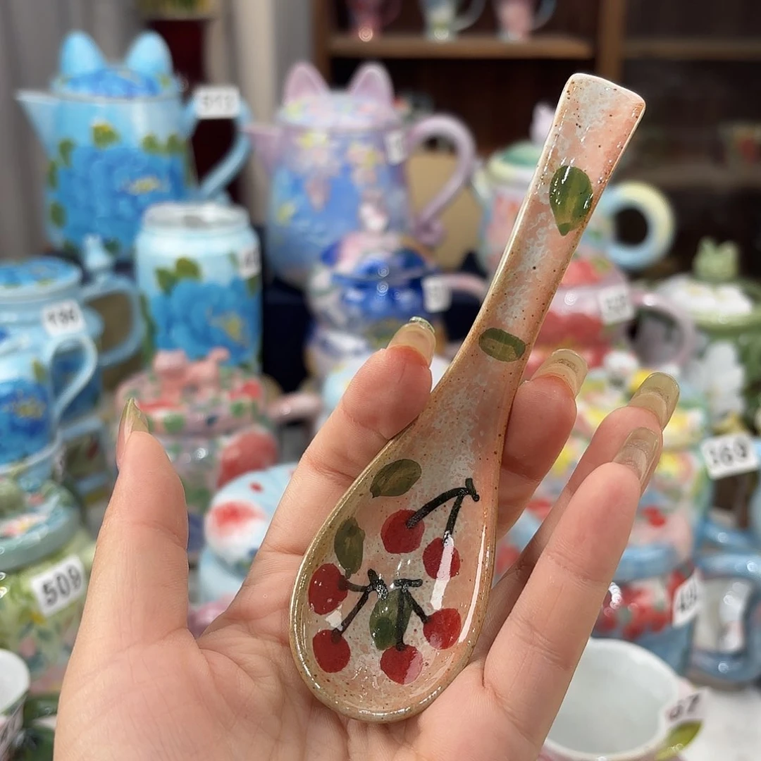 景德镇手绘高温釉下彩陶瓷茶具