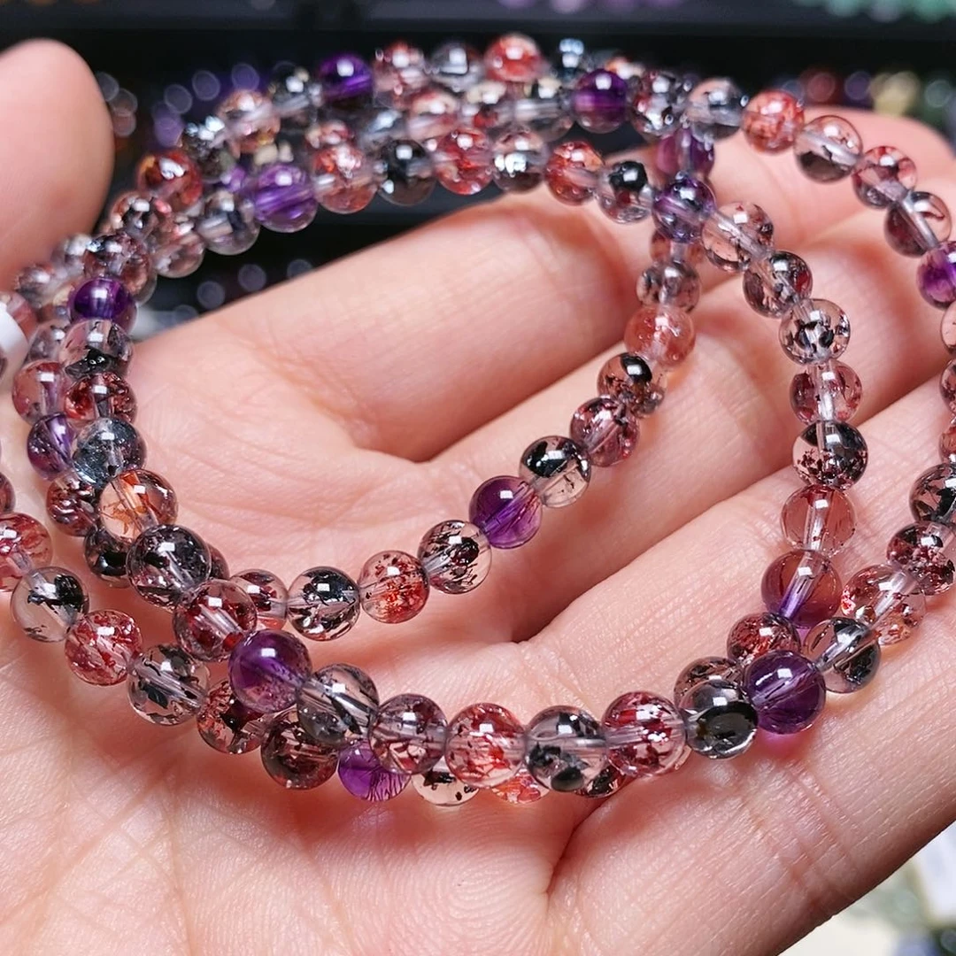 水晶手串未镶嵌超七