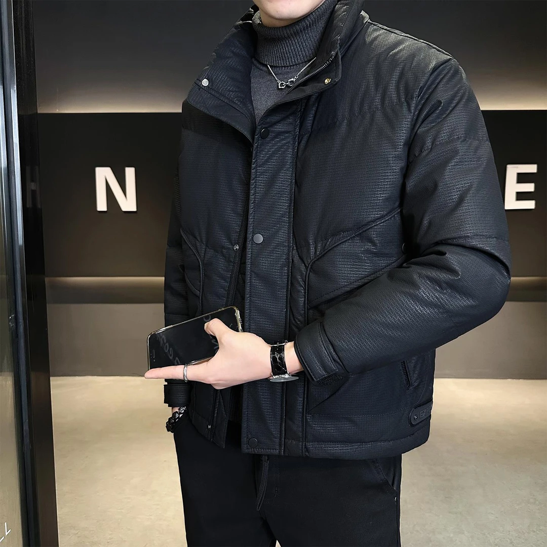 秋冬季新款羽绒服男款爆款2025新款正品男士百搭时尚保暖立领男装