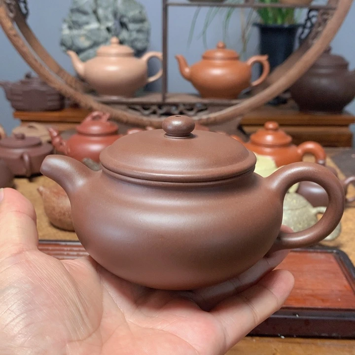 l***6紫砂茶壶仿古工艺师作品