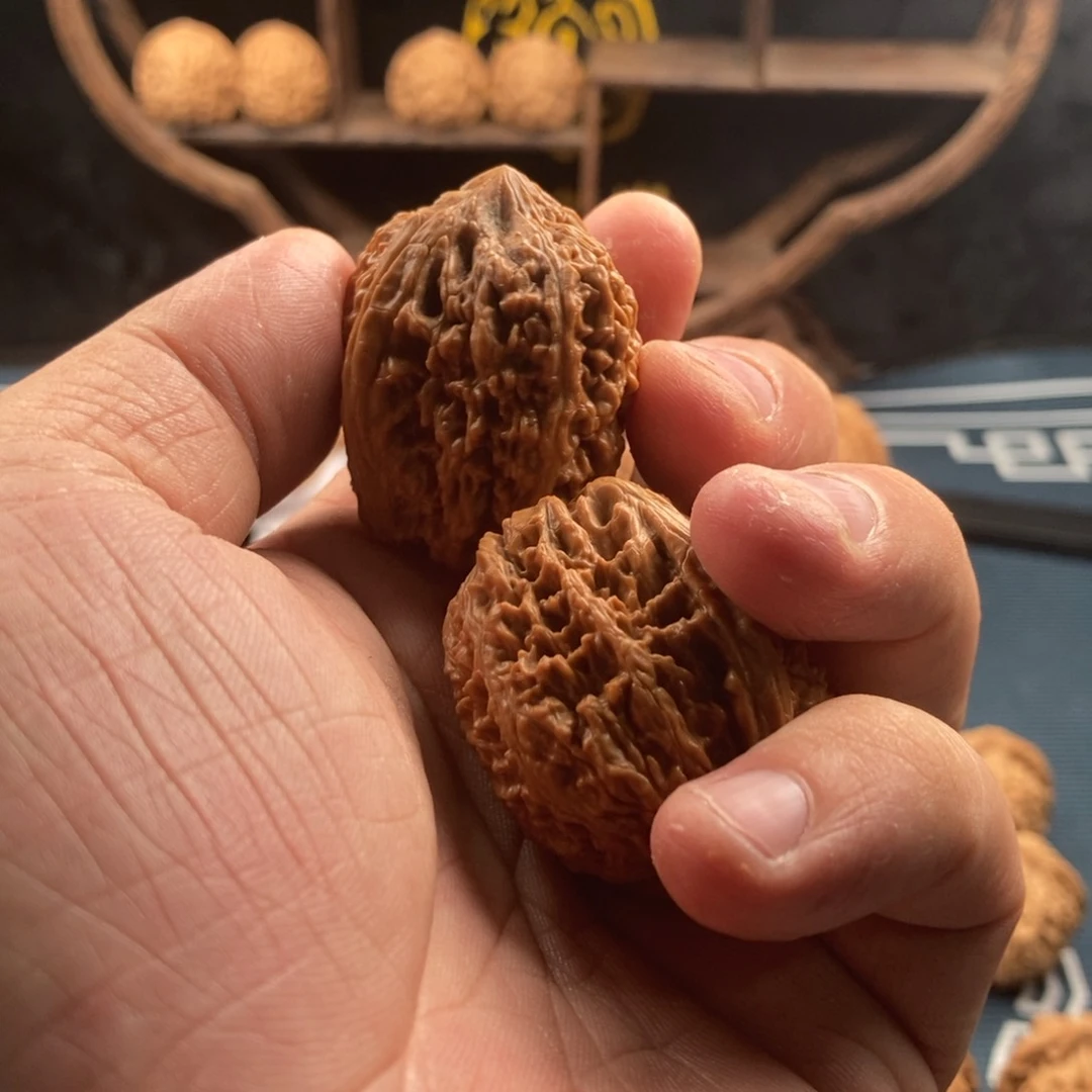 大***知文玩核桃把件大蒜头