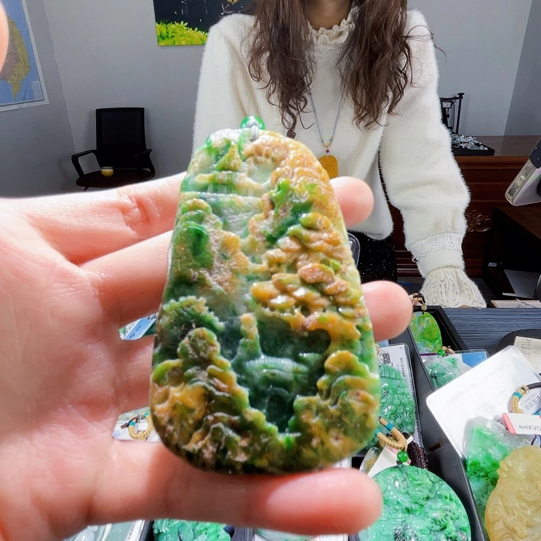 颈饰未镶嵌翡翠翡翠