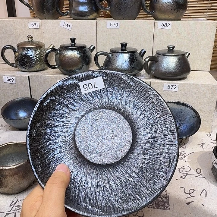 杯建水紫陶紫泥柴烧壶承