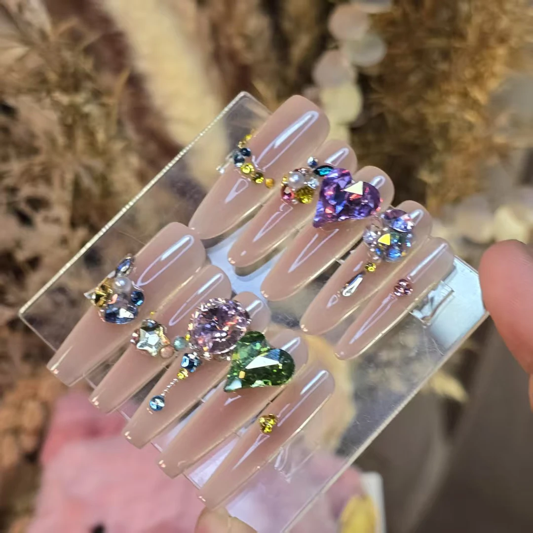 彩虹瀑布丶(奥捷)珠宝级丶霸榜某书评测丶手工穿戴甲