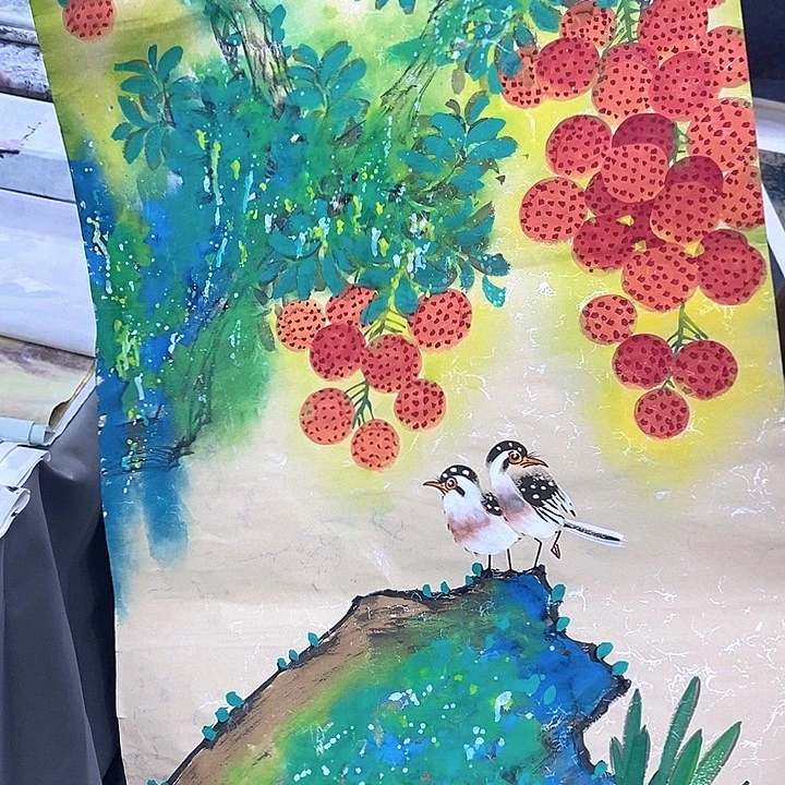 国画国画作品手绘