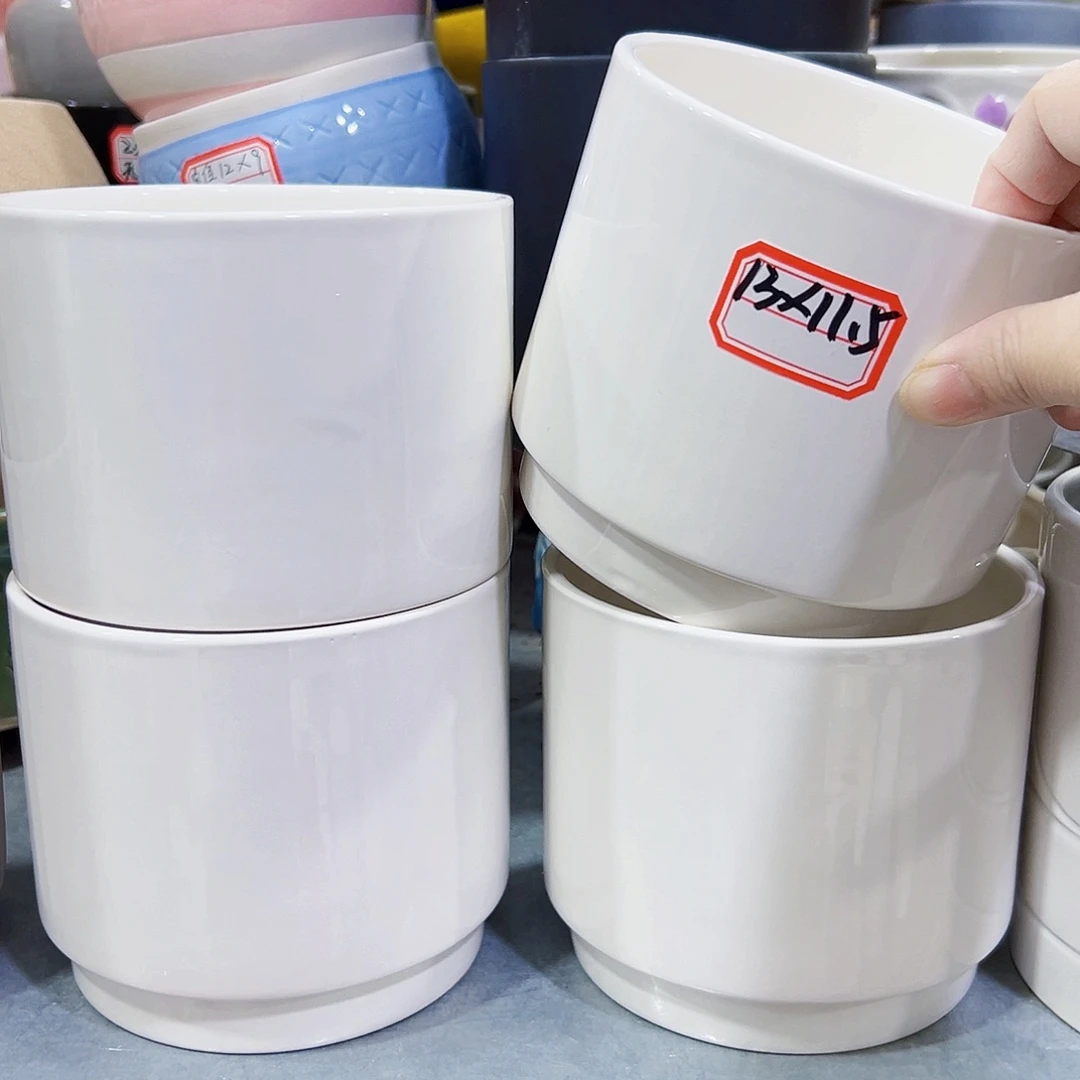 外贸尾单陶瓷花盆凑单10米包邮