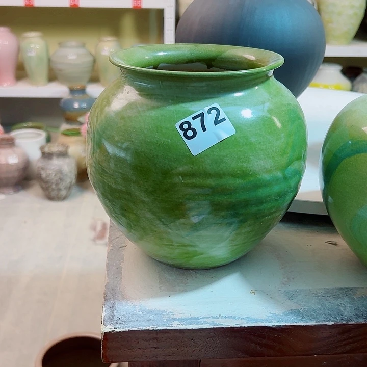 白泥花瓶口12，高20，872，摆件