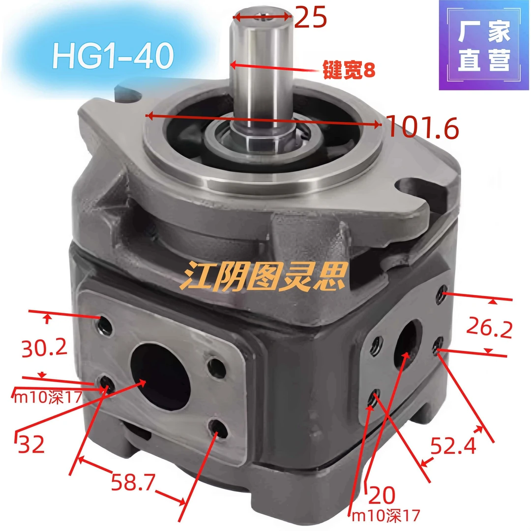 HG1-40/VG1-40齿轮泵#HG1系列内粘合齿轮泵液压泵厂家直销液压件