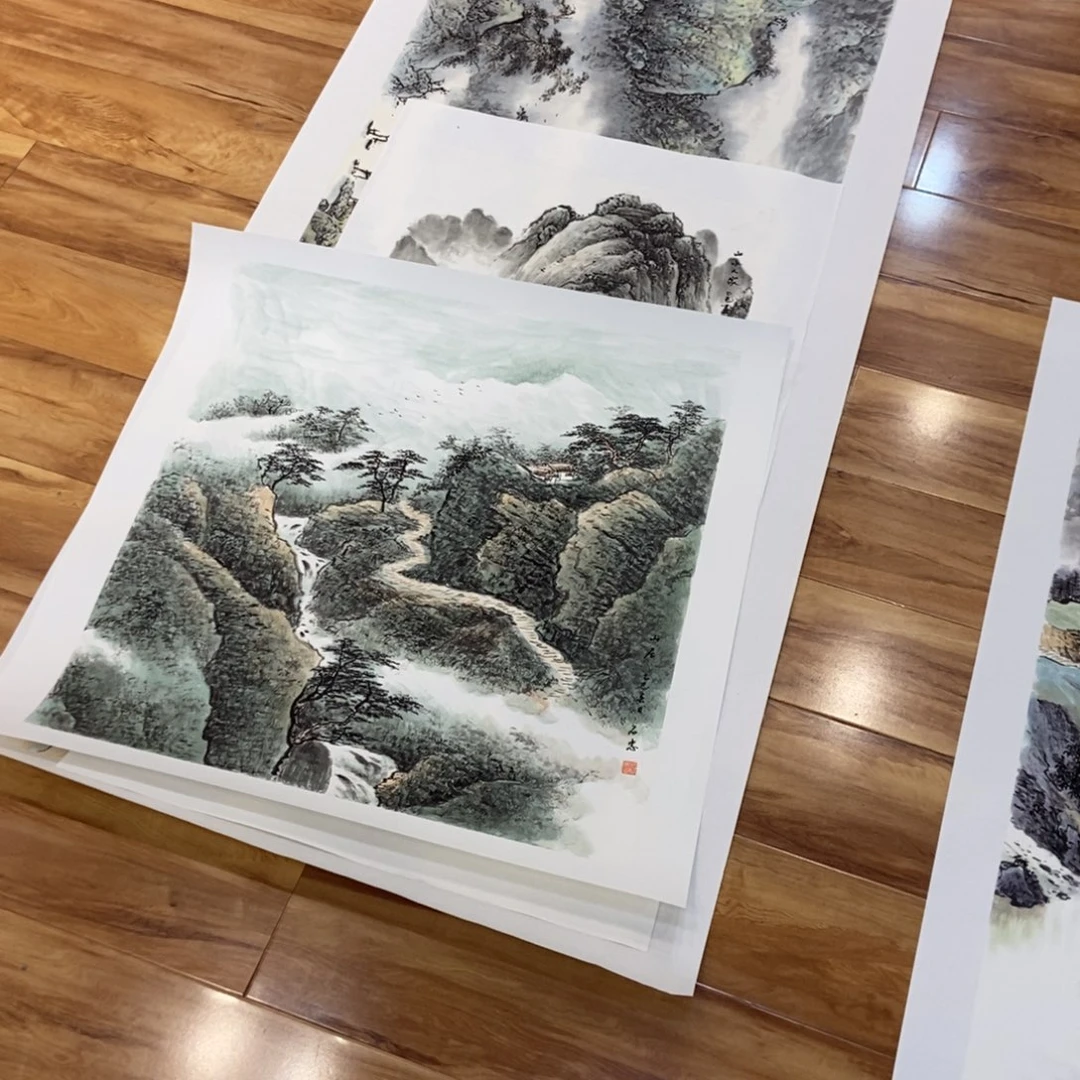 国画刘*墨鱼精品墨鱼精品