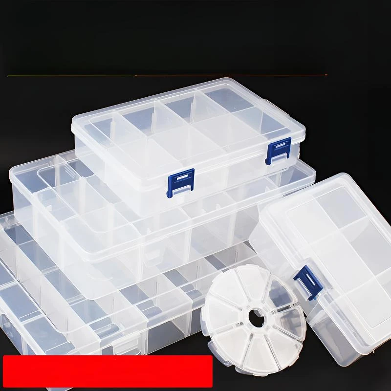 J螺丝分隔分类整理盒子五金电子元件零件盒塑料多格子收纳盒工具