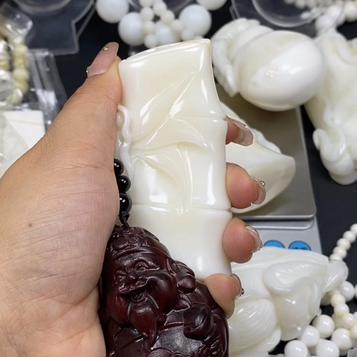 子***兔香榧木花梨木，竹节手把