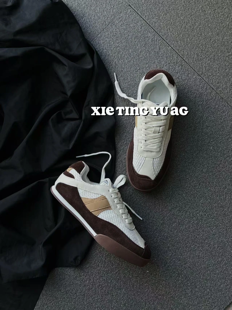 瑕疵舒适主义复古网面透气休闲鞋运动鞋女德训鞋1999