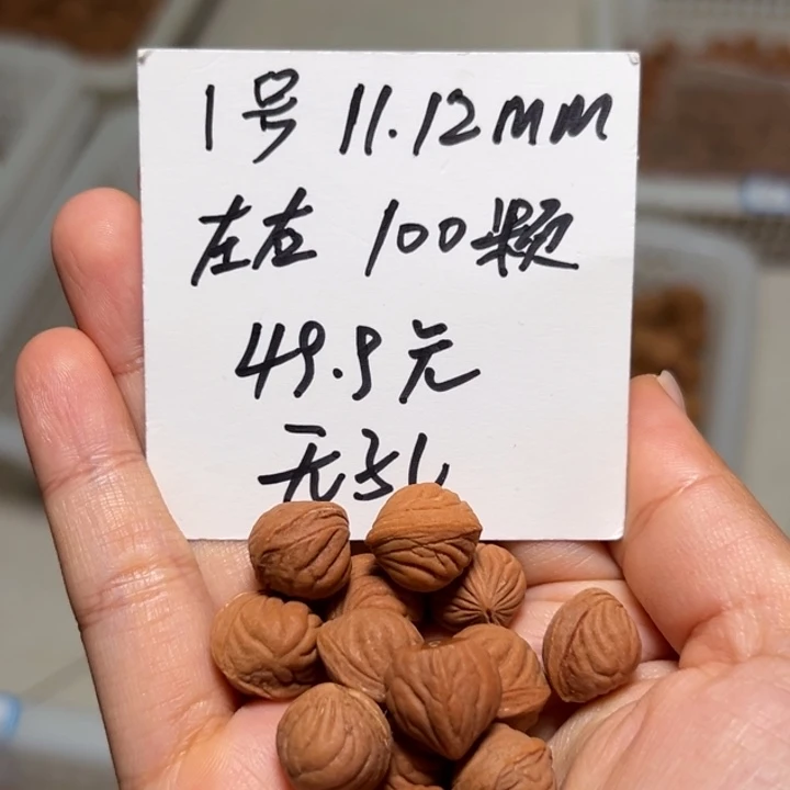 木质类雕刻料肚卡11-12 100颗