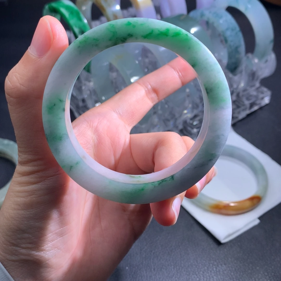 定制翡翠翡翠手镯未镶嵌