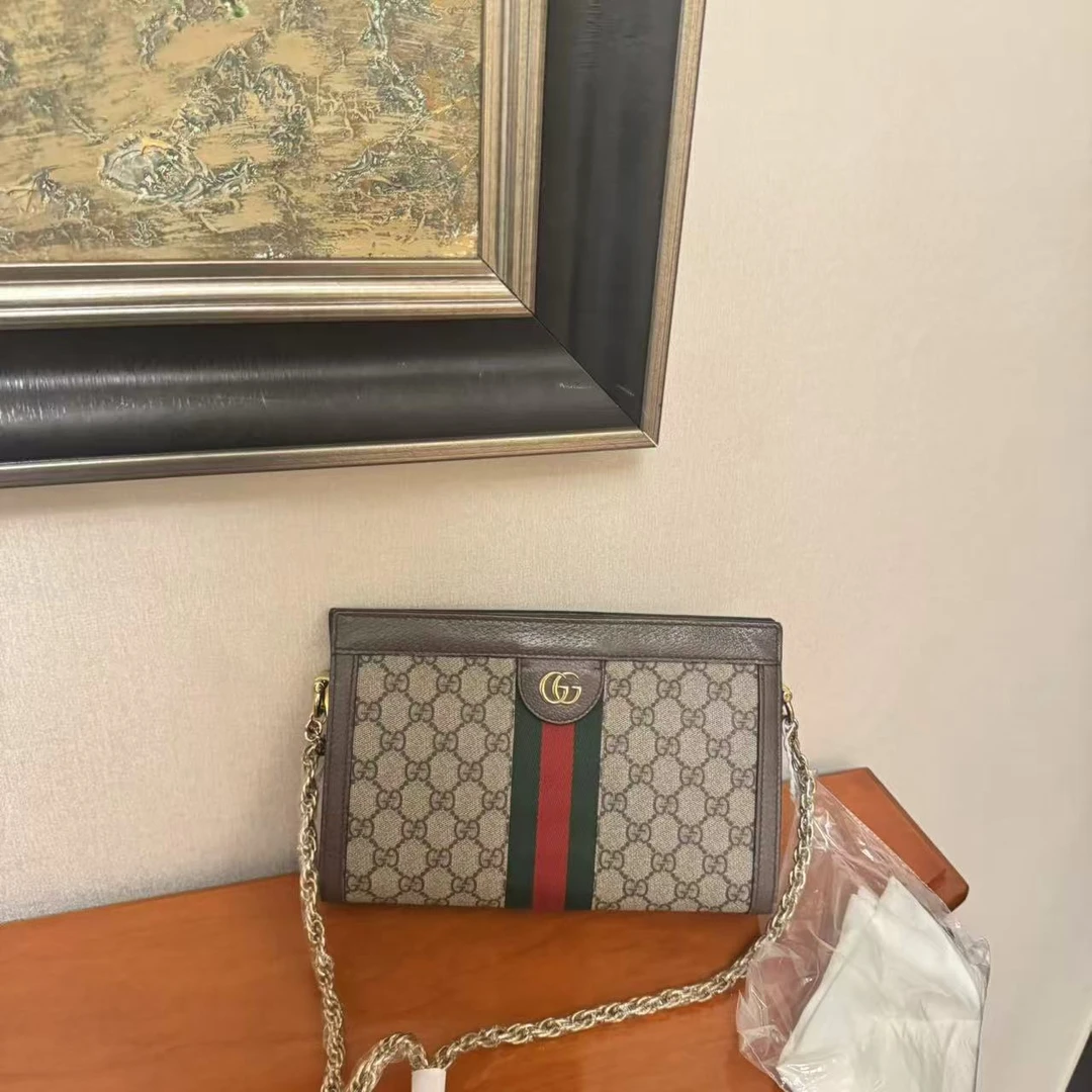 95新 GUCCI/古驰 乱乱子中古/女士/单肩包/117016