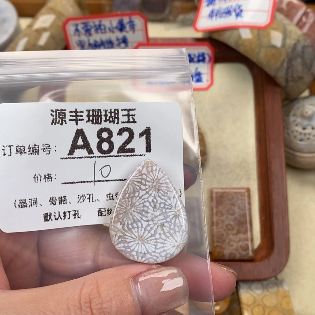 硅化玉颈饰未镶嵌玖*