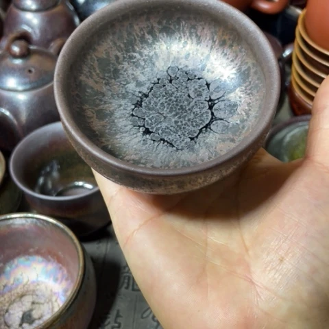 茶盏建阳建盏微瑕香炉