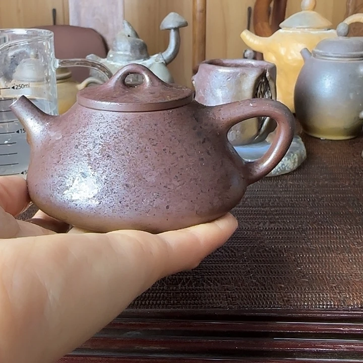 紫砂茶壶坭兴陶龙窑柴烧大寺