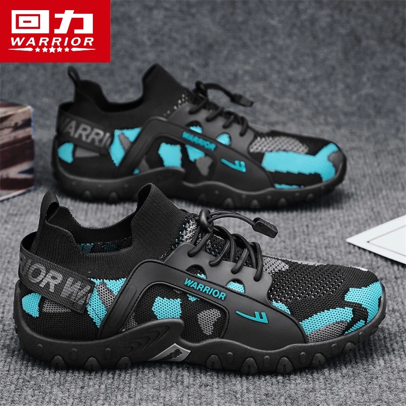 回力男鞋春季2025新款透气网鞋运动鞋户外登山鞋防滑涉水溯溪鞋子