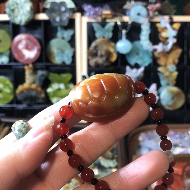 岫玉未镶嵌岫玉手链