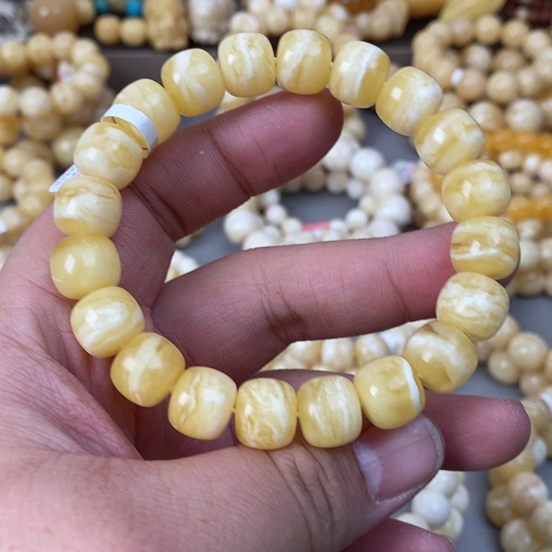 蜜蜡未镶嵌珠宝奇石 12.2mm 22g