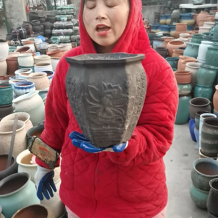 红陶口18高24瑕疵