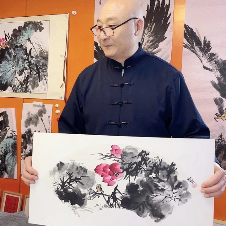国画张圣敏先生纯手绘作品