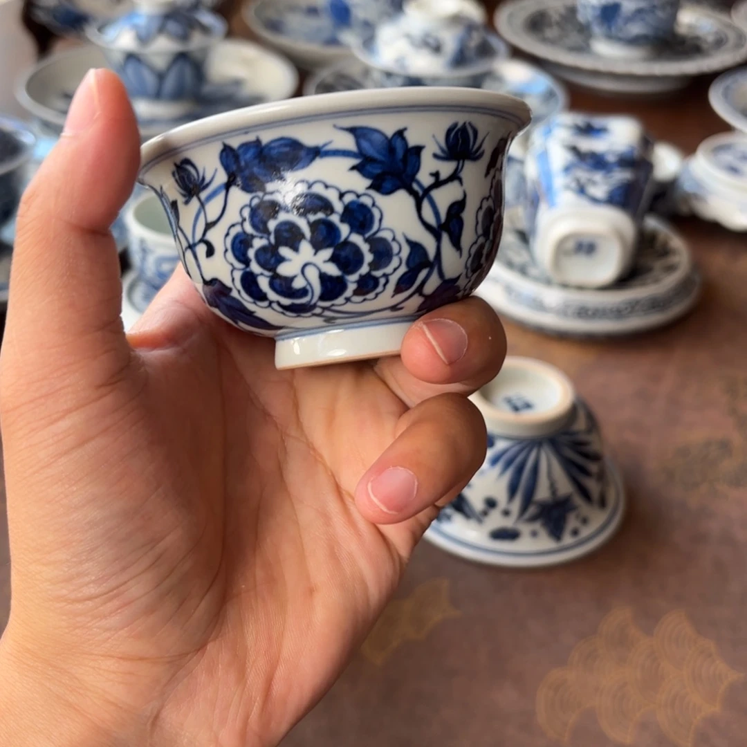 摆件景德镇手绘茶器福利单杯
