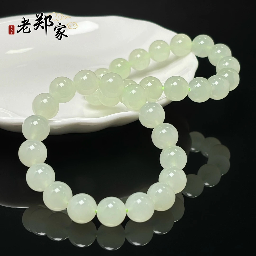 【老郑家】和田玉手串 约11mm+(多样性发1件)