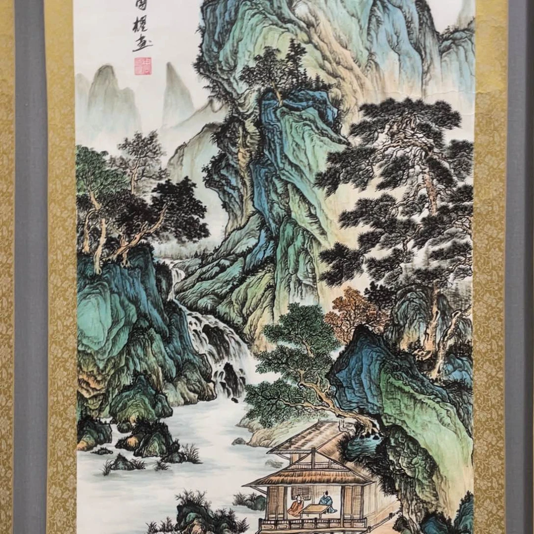 国画老师手笔手绘作品y