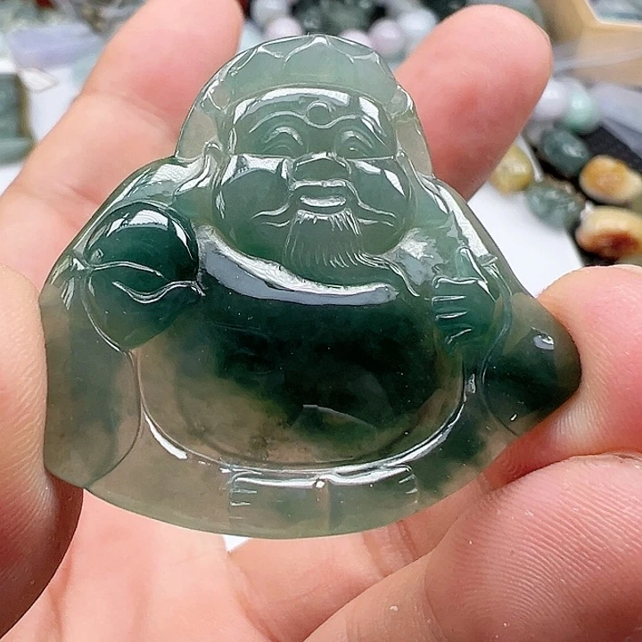 颈饰未镶嵌翡翠缅甸翡翠吊坠
