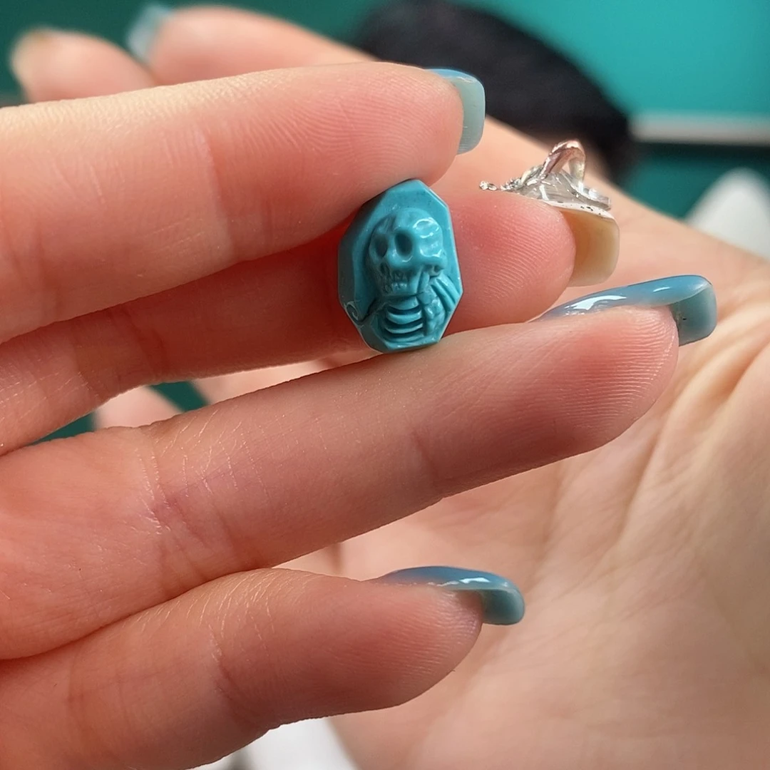 绿松石珠宝奇石未镶嵌