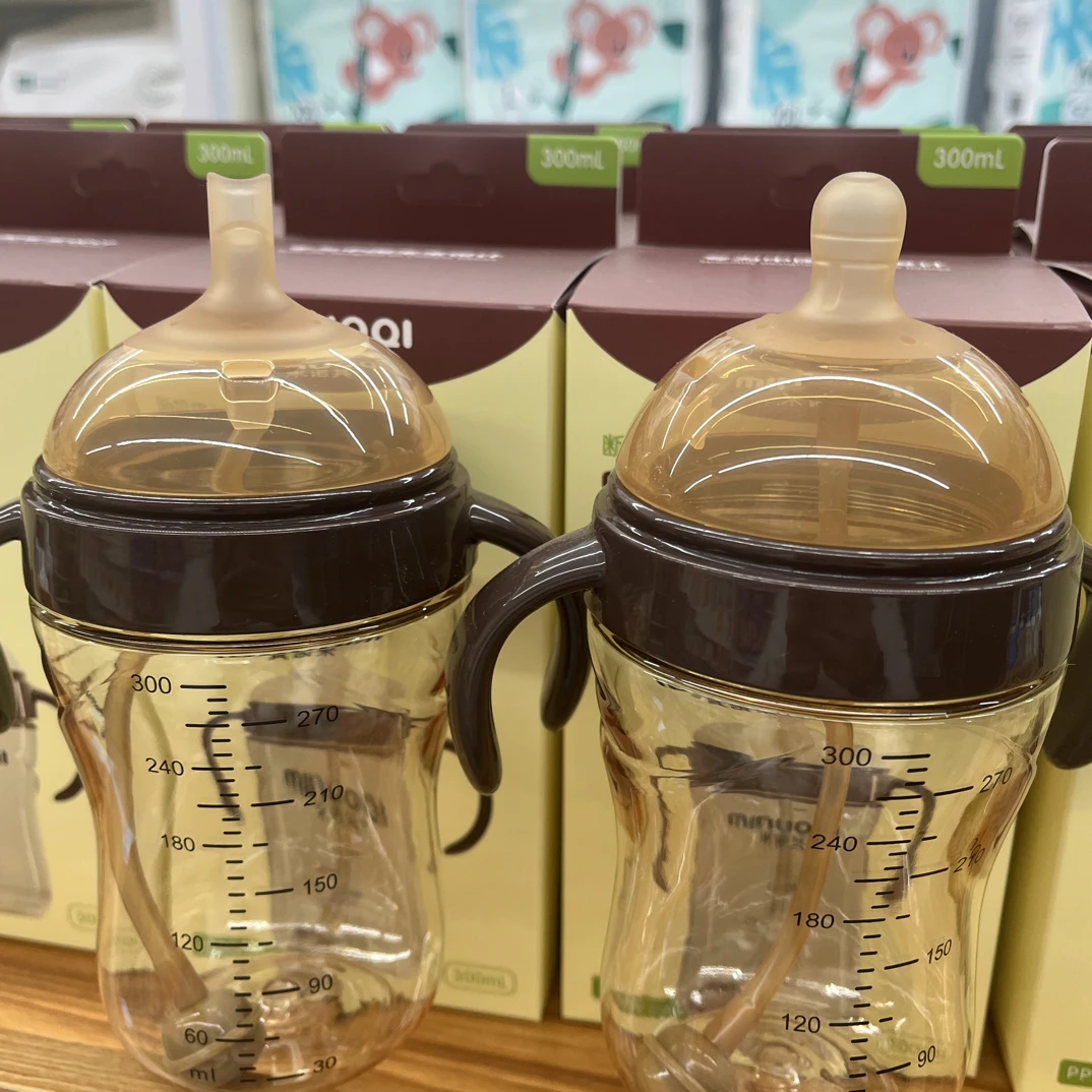 断奶神气防胀气防呛适合1岁以上300毫升超宽口奶瓶