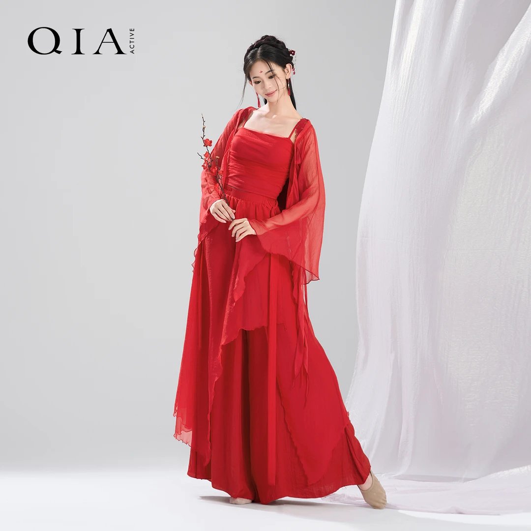 琪亚中国舞仙气飘逸纱衣古典舞演出服剧目舞台服成人古风汉唐服装