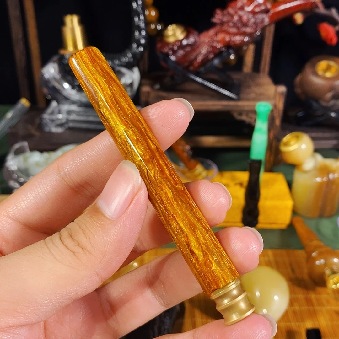 高端定制金丝楠烟嘴
